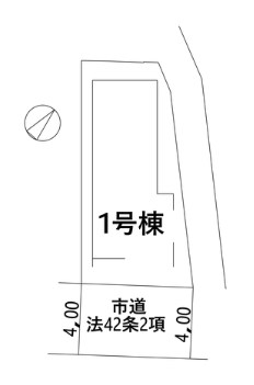 豊島区千早４丁目　新築戸建　全1棟 区画図