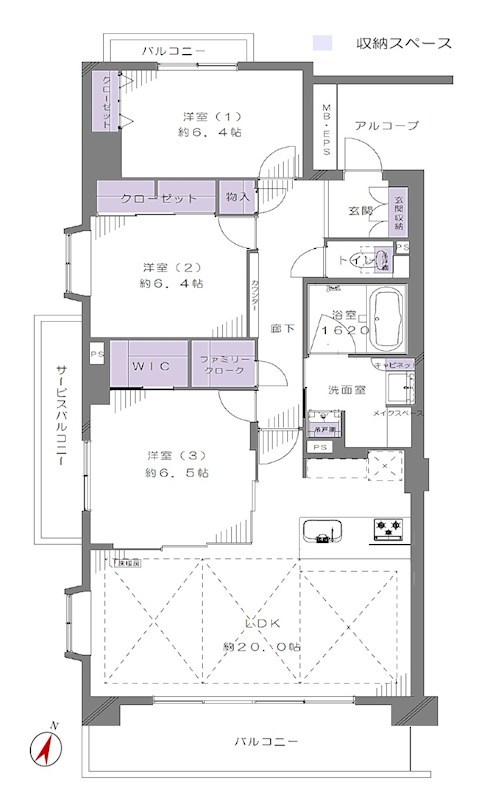 メゾンヴェール柏木 間取図・土地図