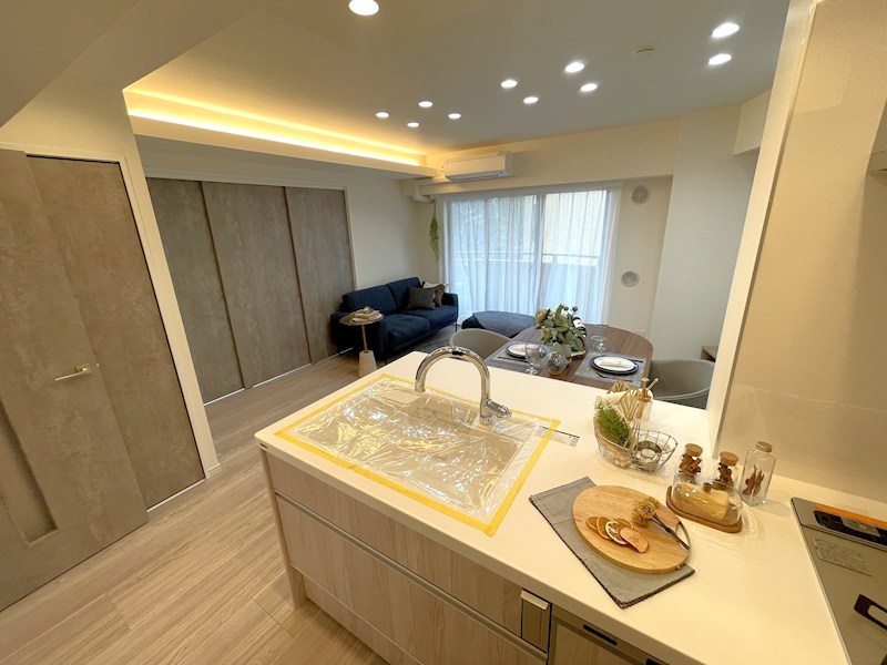 朝日マンション白金通り 内観写真（キッチン）