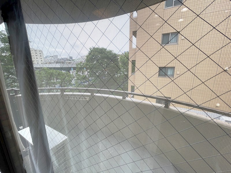 朝日マンション白金通り 現地写真（バルコニー）