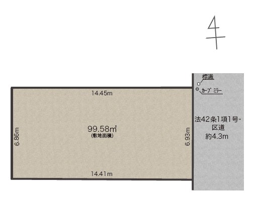 品川区西品川２丁目　新築戸建　全1棟 区画図