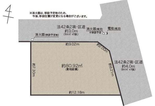 品川区西品川3丁目 売地 全1区画 間取図・土地図
