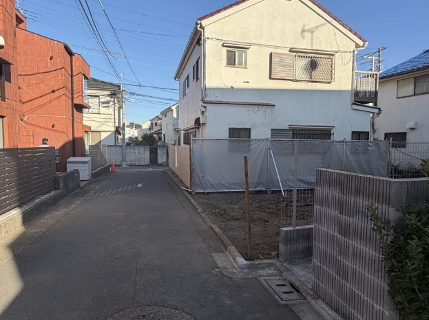 中野区鷺宮４丁目　売地　限定1区画 現地写真（前面道路含む現地写真）