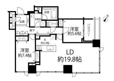 シティタワー有明 間取図・土地図