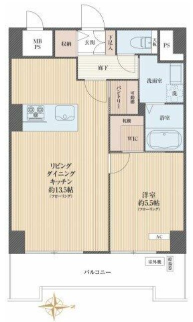 藤和護国寺コープ 間取図・土地図
