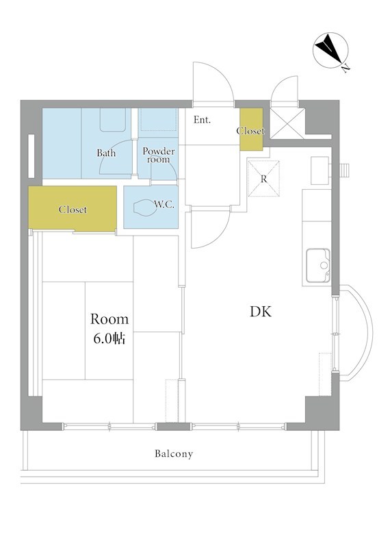 安藤坂東方マンション 間取図・土地図