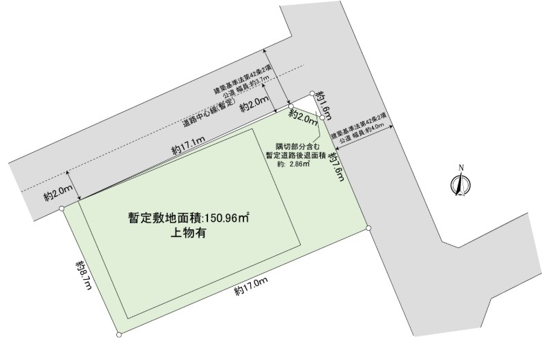文京区向丘２丁目　売地　限定1区画 間取図・土地図