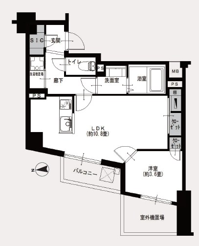 ロアール豪徳寺 間取図・土地図