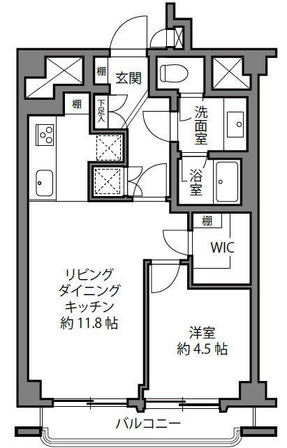 シャンボール池田山 間取図・土地図