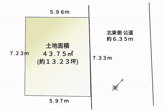 渋谷区千駄ヶ谷３丁目　売地　限定1区画 間取図・土地図