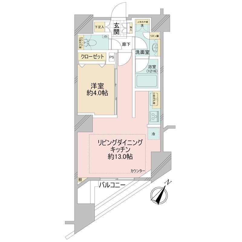 レックス日本橋水天宮プレミアタワー 間取図・土地図