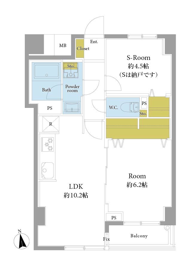 モンテベルデ千駄木 間取図・土地図