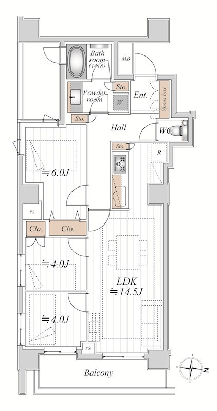 サンウッド桜新町 間取図・土地図