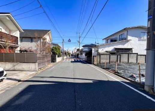 杉並区上荻２丁目　売地　B区画  現地写真（前面道路含む現地写真）