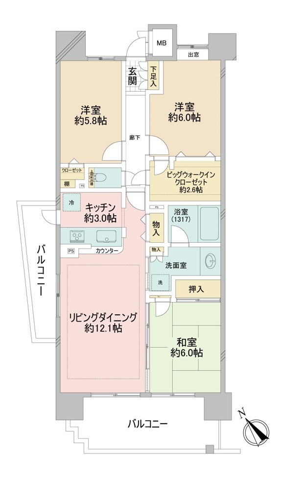 ベイステージ横浜４３２ 間取図・土地図
