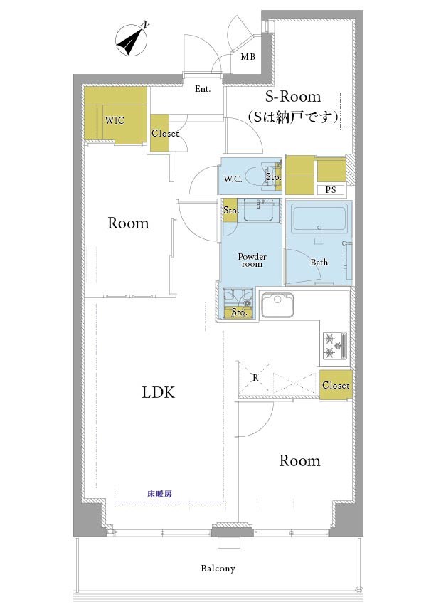 月島ホームズ 間取図・土地図