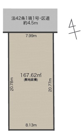 杉並区南荻窪３丁目　新築戸建　全1棟 区画図