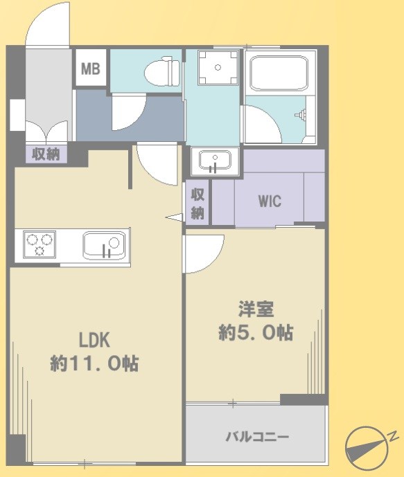 フジメゾン千駄木 間取図・土地図