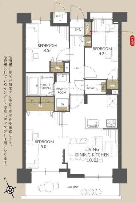グランイーグル川崎駅前通 間取図・土地図