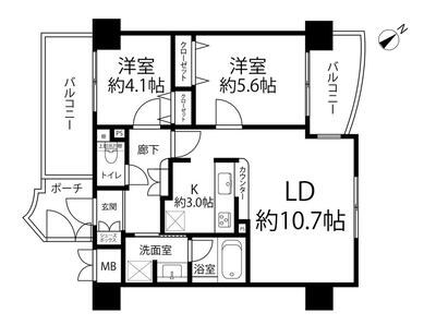 クレッセント目黒青葉台 間取図・土地図