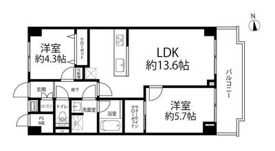 飯田橋第一パークファミリア 間取図・土地図