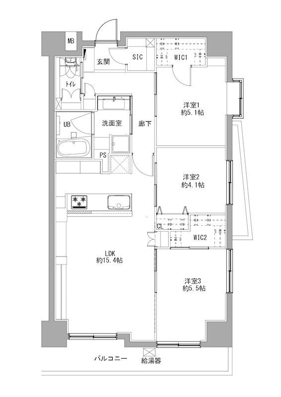カテリーナ池袋西プラザタワー 間取図・土地図