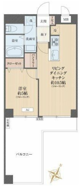 サンパークマンション飯田橋 間取図・土地図