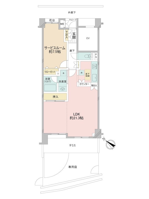クレッセント西馬込Ⅱ 間取図・土地図