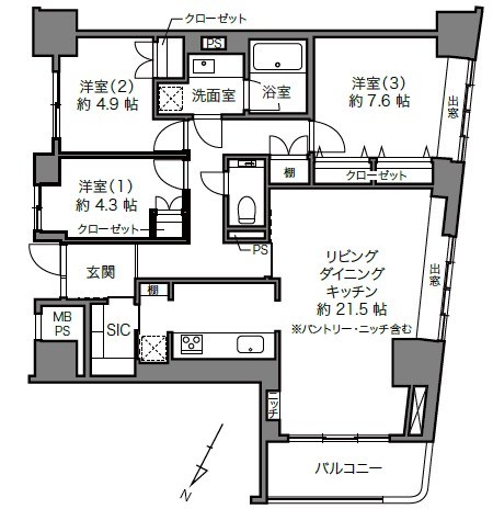 フォルム小石川 間取図・土地図