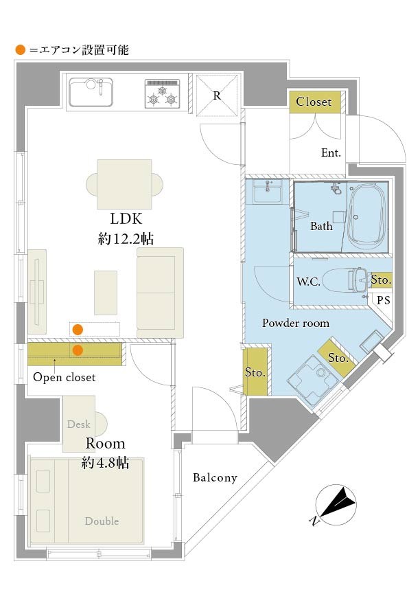 ライオンズマンション駒込第２ 間取図・土地図