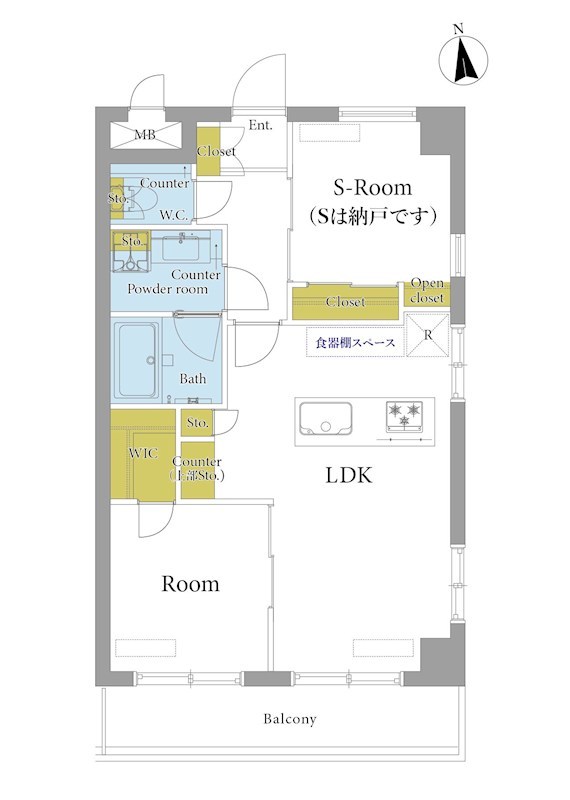 ダイアパレス新宿一丁目 間取図・土地図