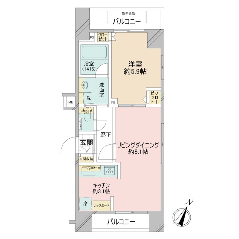 グリーンパーク日本橋浜町 間取図・土地図
