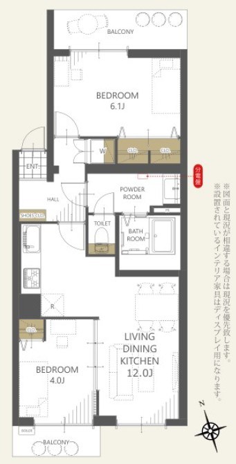 江古田第３ローヤルコーポ 間取図・土地図