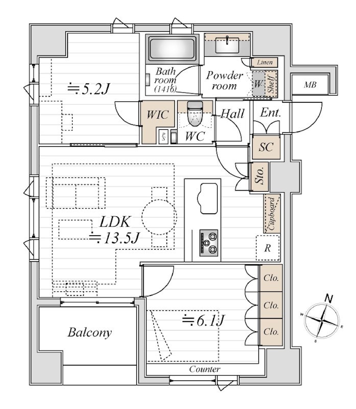 ＧＲＥＥＮ　ＰＡＲＫ　千代田淡路町 間取図・土地図