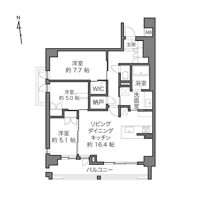 リストレジデンス目黒本町 間取図・土地図