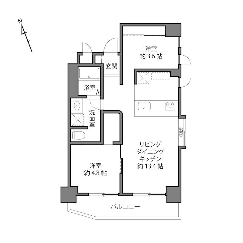 パウゼ松濤 間取図・土地図