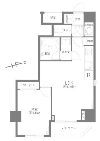 アイルカナーレ浅草 間取図・土地図
