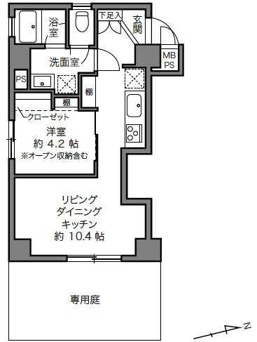 ミリオンコート品川 間取図・土地図