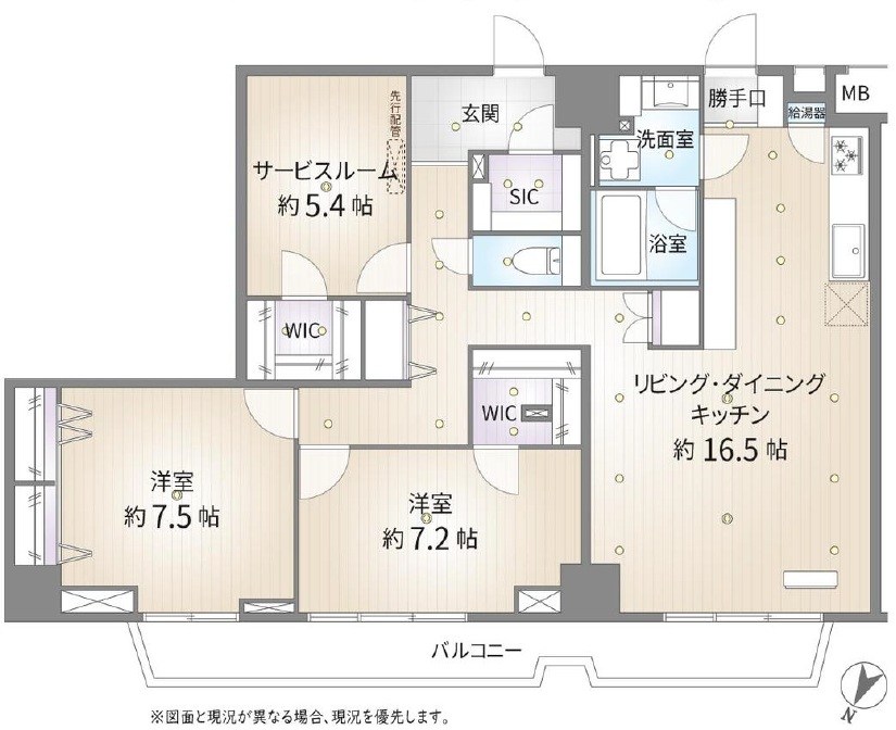 伊勢佐木町レインボーマンション 間取図・土地図