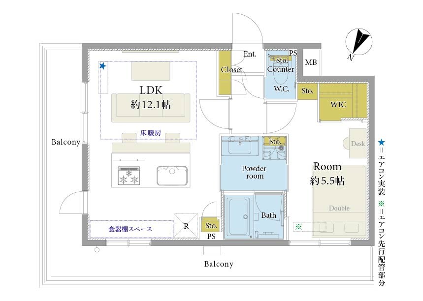 カーサフェリス世田谷弦巻 間取図・土地図