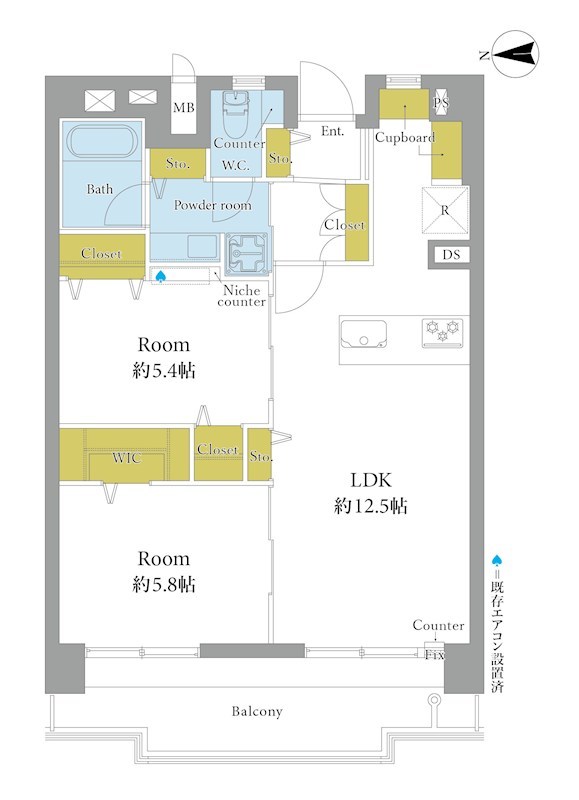 ニュータウンオークボ 間取図・土地図