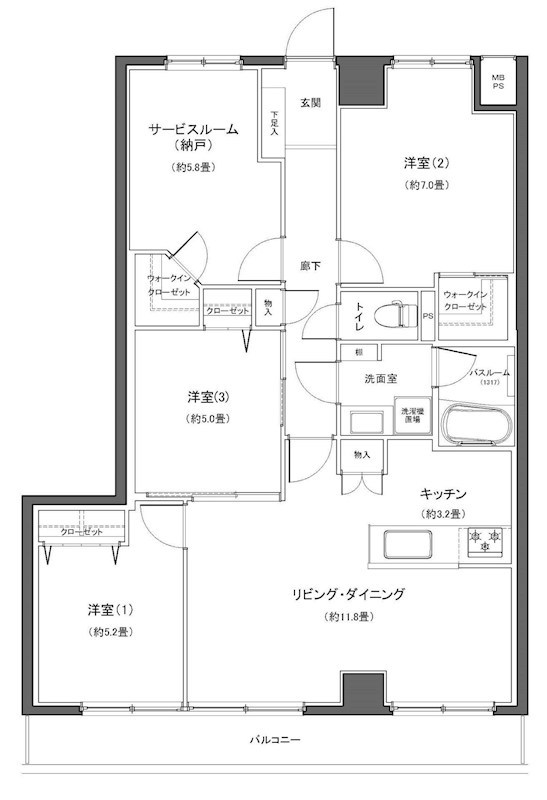 グランドメゾン鶴見 間取図・土地図