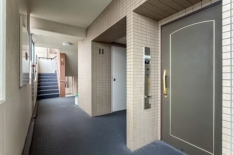 クレストフォルム本所吾妻橋 現地写真（玄関）