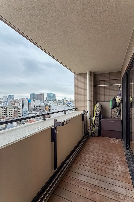 クレストフォルム本所吾妻橋 現地写真（バルコニー）