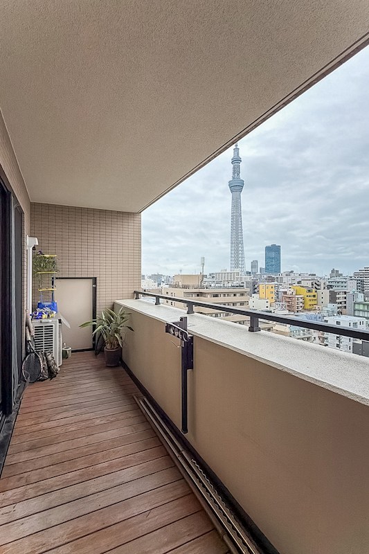 クレストフォルム本所吾妻橋 現地写真（バルコニー）