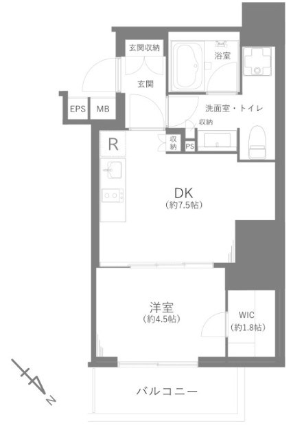 ザ・パークワンズ渋谷本町 間取図・土地図