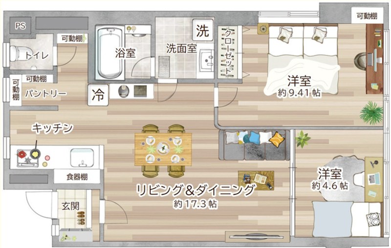 東和ビル 間取図・土地図