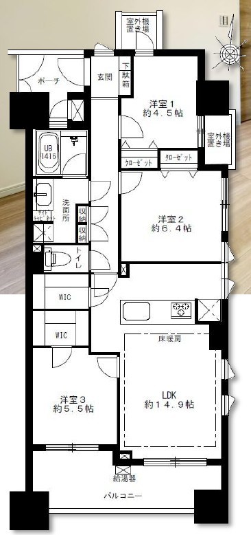 サンクタス大森ヴァッサーハウス 間取図・土地図