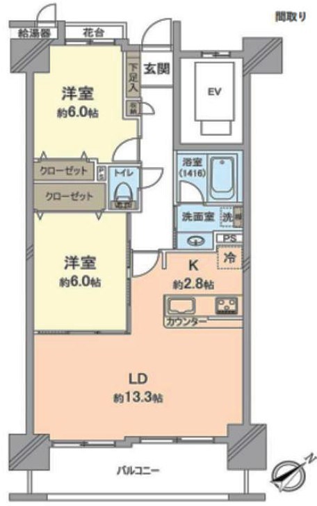 ライオンズステージ山下公園 間取図・土地図