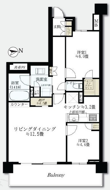 ブランズシティあざみ野 間取図・土地図